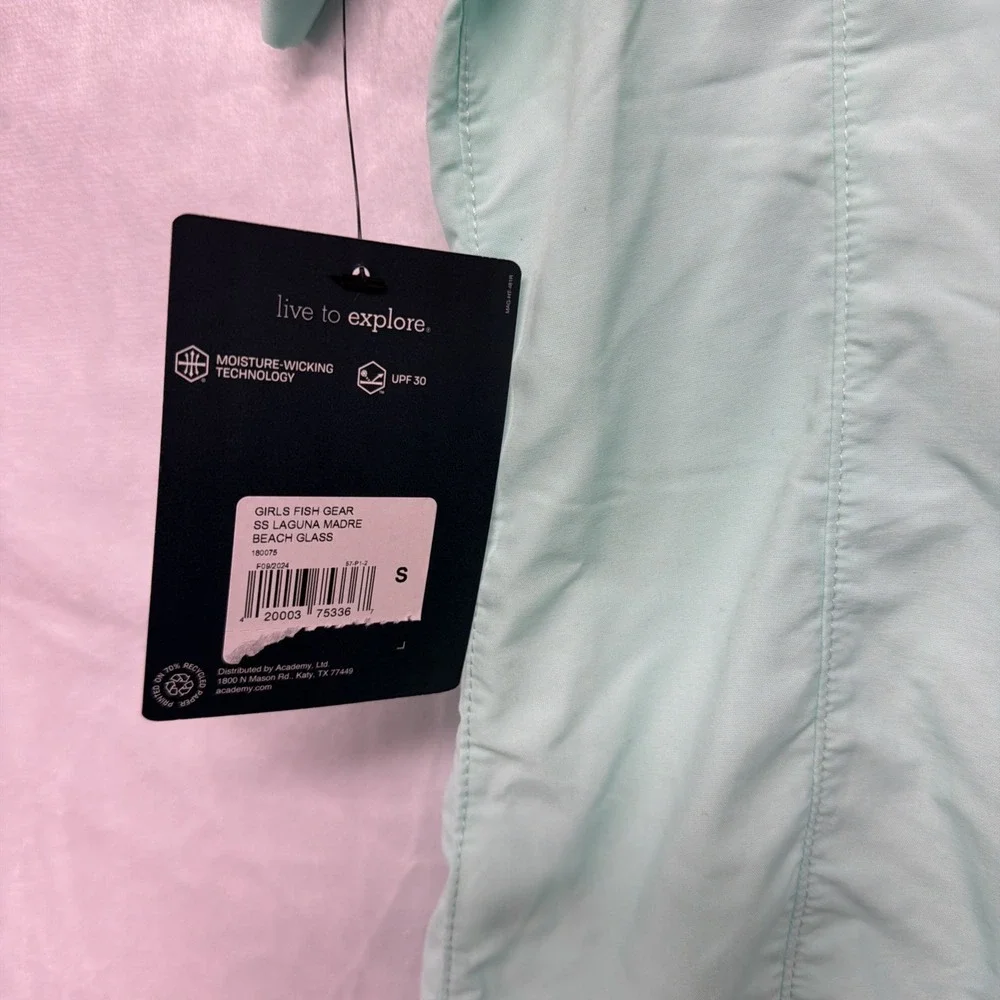 Magellan Outdoors Girls‎ Fish Gear SS Laguna Madre Beach Glass Size Small 7